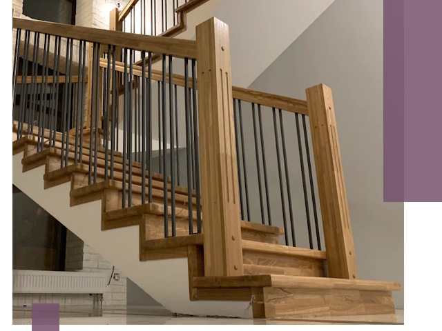 Реставрация деревянных и металлических лестниц в Красноярске