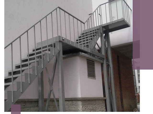 Монтаж пожарных лестниц под ключ в Красноярске с гарантией качества