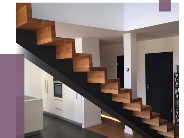 Изготовление деревянных лестниц в Красноярске от 86360 руб. | ПРОЛЁТ-Крс