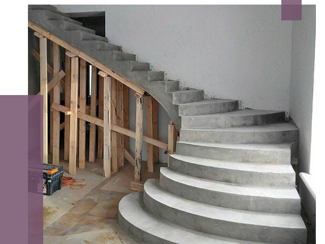 Изготовление бетонных лестниц под ключ в Красноярске от 19812 руб. | ПРОЛЁТ-Крс