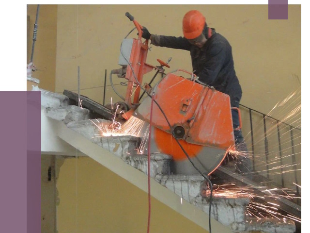 Демонтаж бетонных лестниц в Красноярске от 4572 руб. за м2 | ПРОЛЁТ-Крс