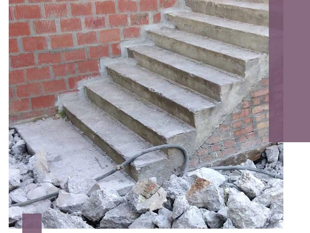 Демонтаж бетонных лестниц в Красноярске: быстро и безопасно