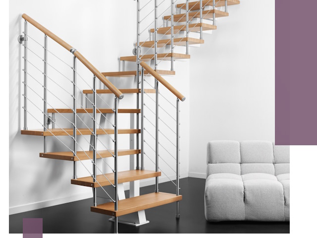 Модульные лестницы под ключ в Красноярске — монтаж и изготовление