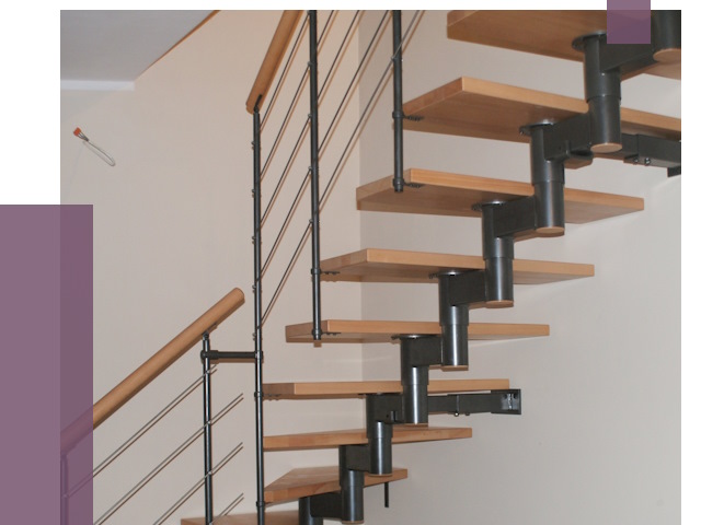 Изготовление модульных лестниц в Красноярске от 11430 руб. 