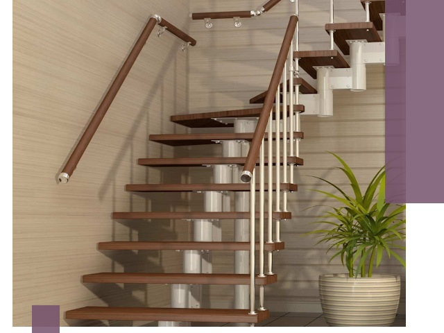 Изготовление модульных лестниц под ключ в Красноярске