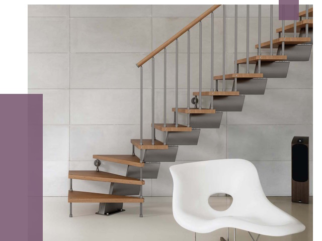 Монтаж модульных лестниц в Красноярске от 6299 руб. 