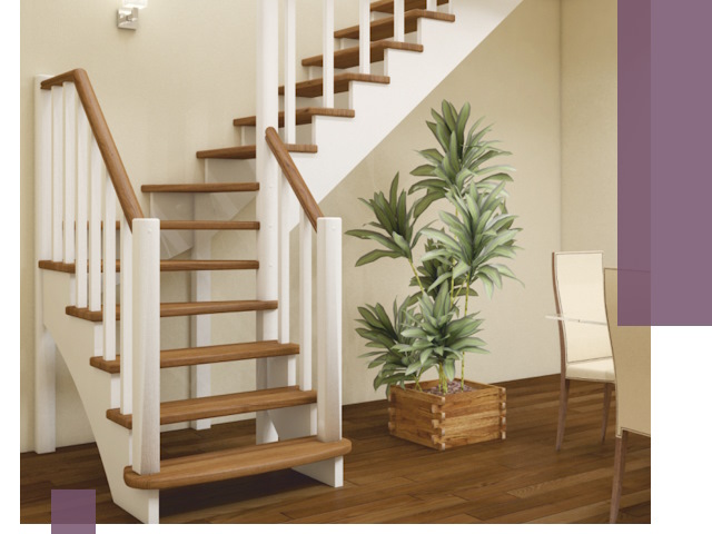 Г-образные лестницы под ключ в Красноярске — изготовление и монтаж