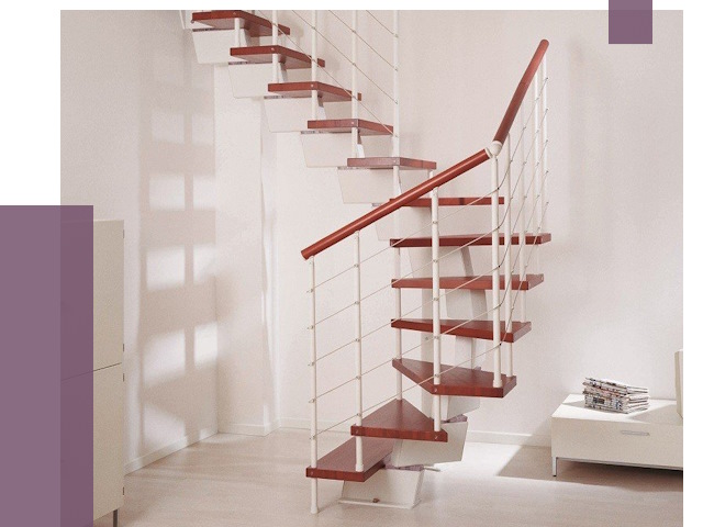 Изготовление лестниц на больцах в Красноярске от 9652 руб. | ПРОЛЁТ-Крс