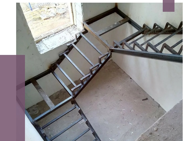 Монтаж лестниц на металлокаркасе в Красноярске от 12700 руб. — ПРОЛЁТ-Крс