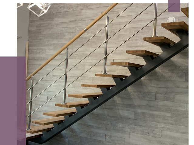 Изготовление лестниц на монокосоуре в Красноярске от 75692 руб. 