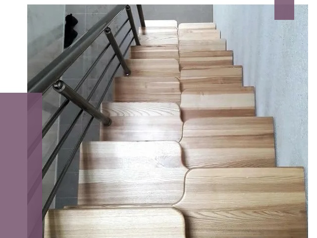 Лестницы гусиный шаг в Красноярске от 12954 руб. под ключ | ПРОЛЁТ-Крс