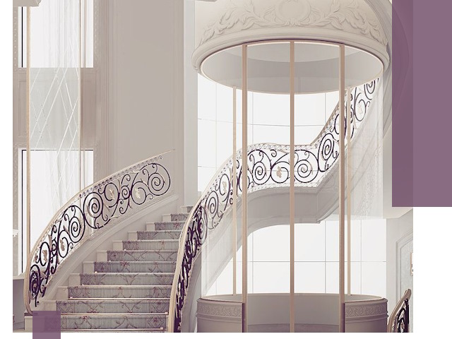 Элитные лестницы на заказ высокого класса в Красноярске