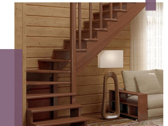 Лестницы эконом класса в Красноярске от 18136 руб. бюджетные решения