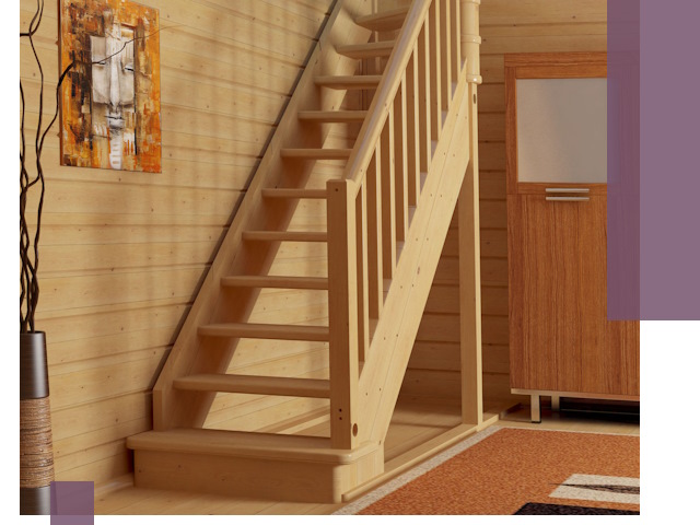 Лестницы эконом класса под ключ в Красноярске — недорого и быстро