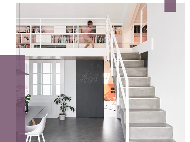 Лестницы для двухуровневой квартиры в Красноярске от 175260 руб. | ПРОЛЁТ-Крс