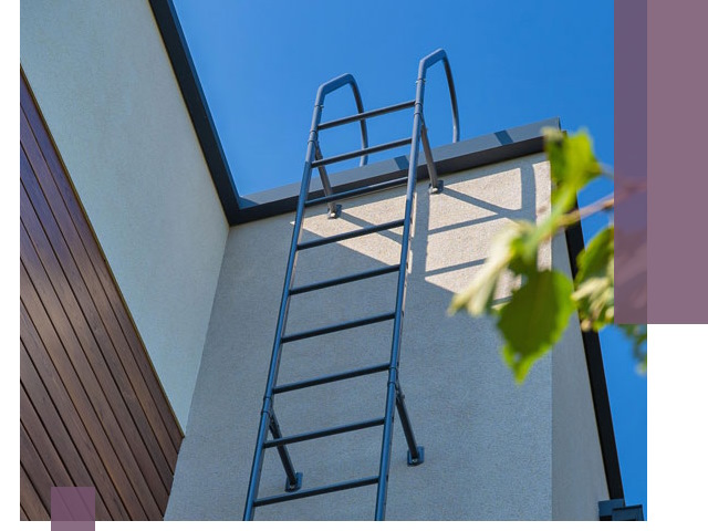 Лестницы на крышу в Красноярске — изготовление, монтаж, демонтаж