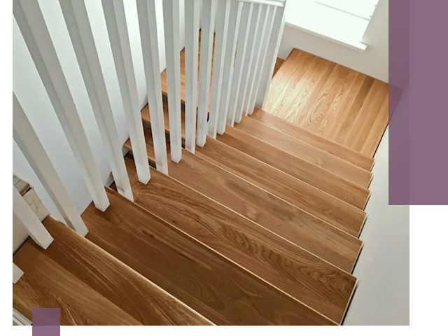 Лестницы из бука в Красноярске: изготовление, монтаж и демонтаж