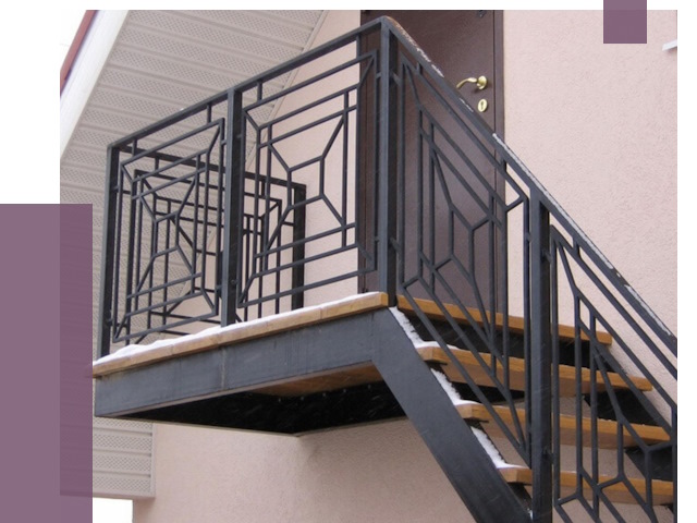 Металлические перила в Красноярске от 4267 руб.  | ПРОЛЁТ-Крс