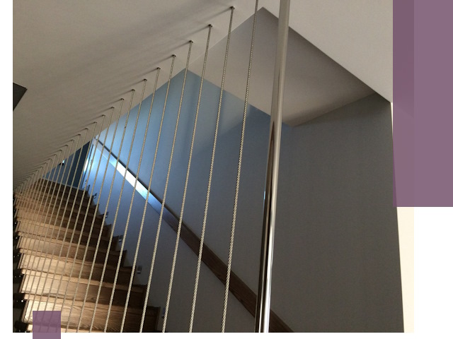 Тросовые перила под ключ в Красноярске — производство и монтаж