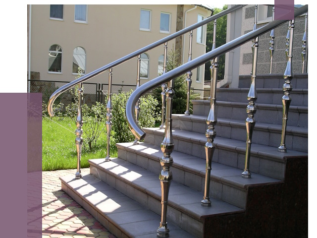 Перила для крыльца в Красноярске от 10668 руб. — монтаж ПРОЛЁТ-Крс