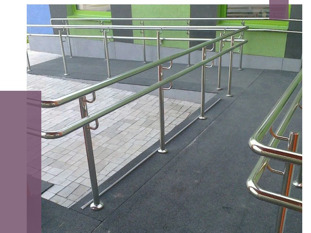 Ограждения пандусов в Красноярске от 4318 руб. монтаж | ПРОЛЁТ-Крс