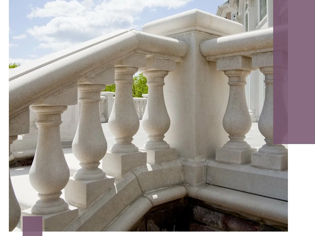 Балюстрады из металла и камня под ключ в Красноярске