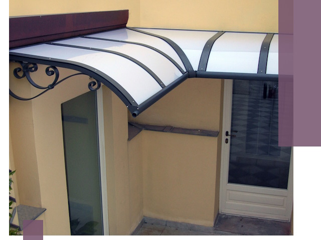 Монтаж козырьков любой сложности в Красноярске под ключ