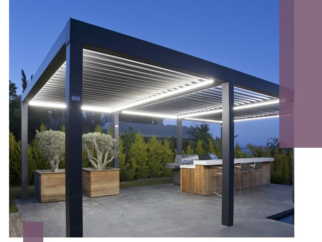 Навесы отдельно стоящие под ключ в Красноярске из металла и поликарбоната