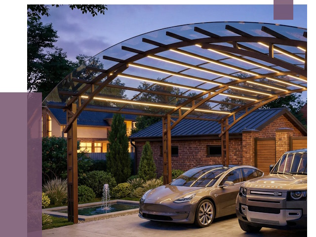 Металлические навесы в Красноярске от 12598 руб. под ключ — ПРОЛЁТ-Крс