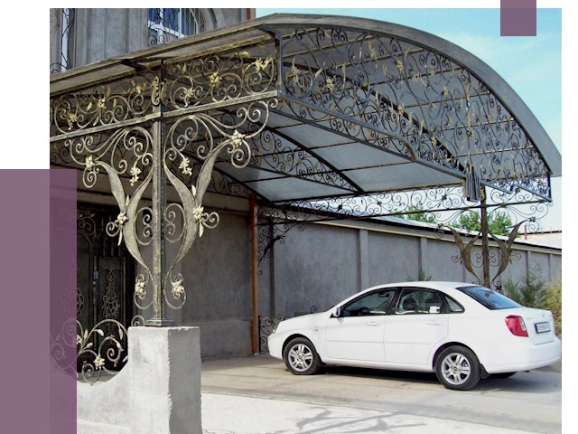 Кованые навесы в Красноярске от 14478 руб. | ПРОЛЁТ-Крс