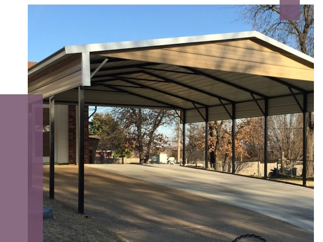 Двускатные навесы в Красноярске от 7976 руб.  | ПРОЛЁТ-Крс