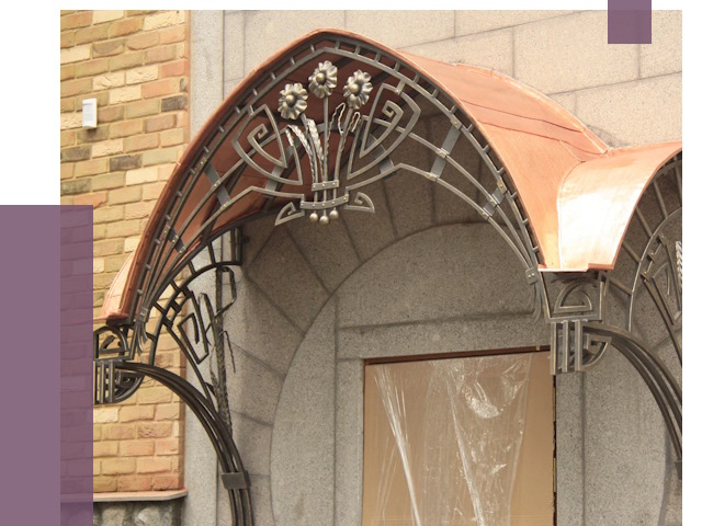 Арочные козырьки в Красноярске от 14478 руб. 