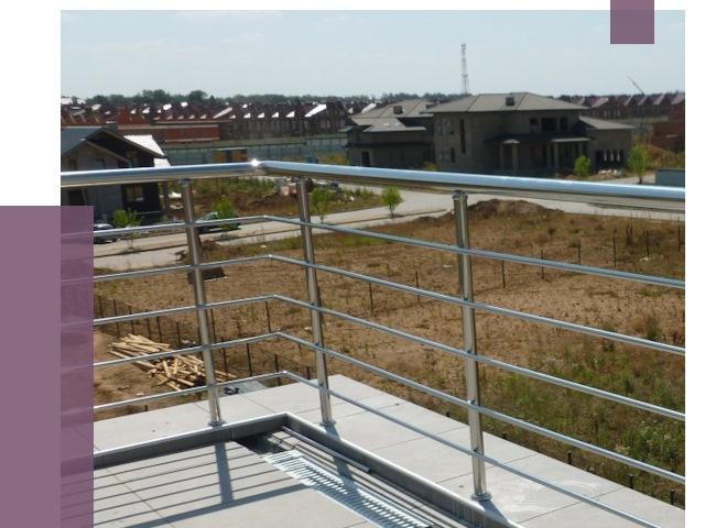 Парапеты из нержавеющей стали в Красноярске от 7925 руб. за м² | ПРОЛЁТ-Крс