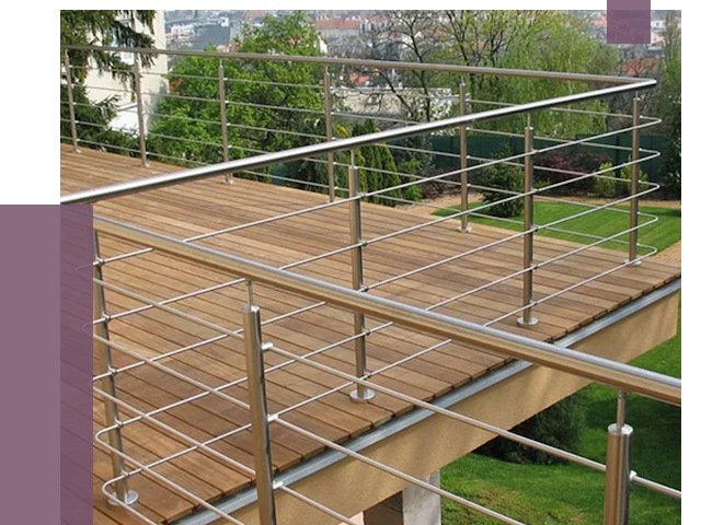 Алюминиевые парапеты в Красноярске под ключ от 7722 руб. 