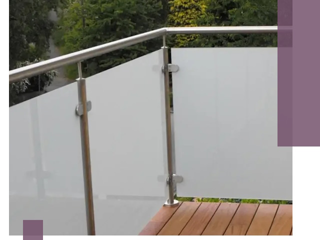 Алюминиевые парапеты для балконов и террас в Красноярске