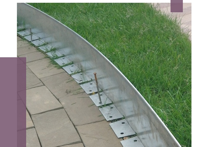 Металлические бордюры для тротуаров в Красноярске от 8636 руб.