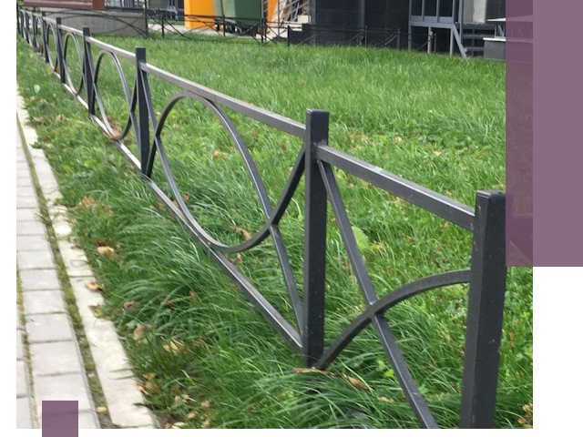 Газонные ограждения из металла в Красноярске — монтаж и продажа