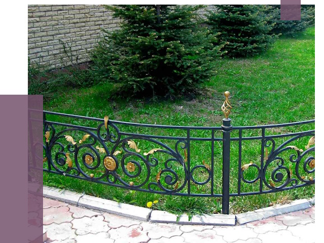 Кованые газонные ограждения в Красноярске от 7569 руб. — ПРОЛЁТ-Крс