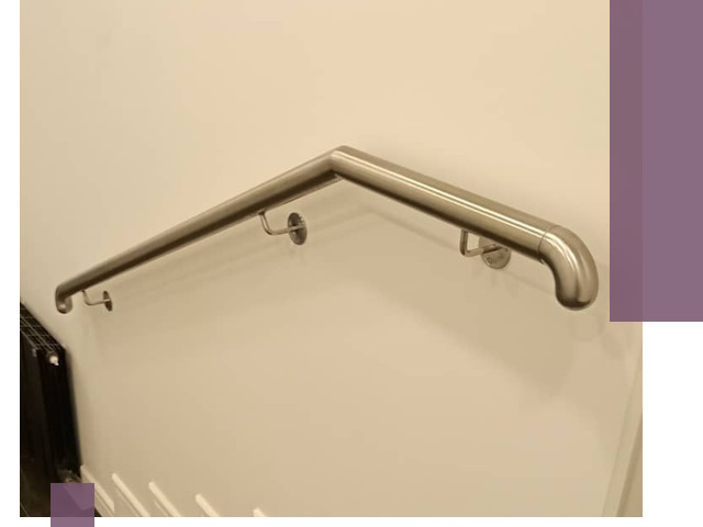 Изготовление пристенных поручней в Красноярске под ключ за сроки