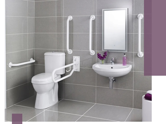 Поручни для санузлов в Красноярске: установка, ремонт и монтаж