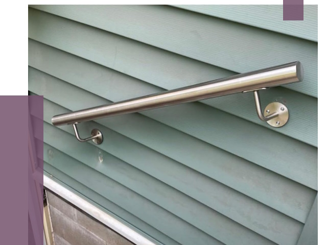 Поручни из нержавеющей стали в Красноярске от 7620 руб.  | ПРОЛЁТ-Крс